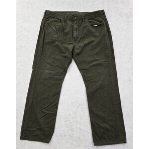 Polo Ralph Lauren Pants Mens Size 44B/32 Straight Fit Chino Green Pockets